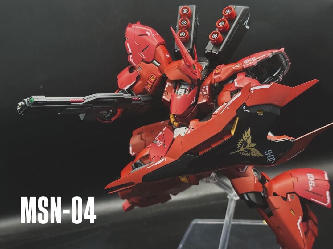 ガンプラ RG 全塗装完成品 サザビー 小改造