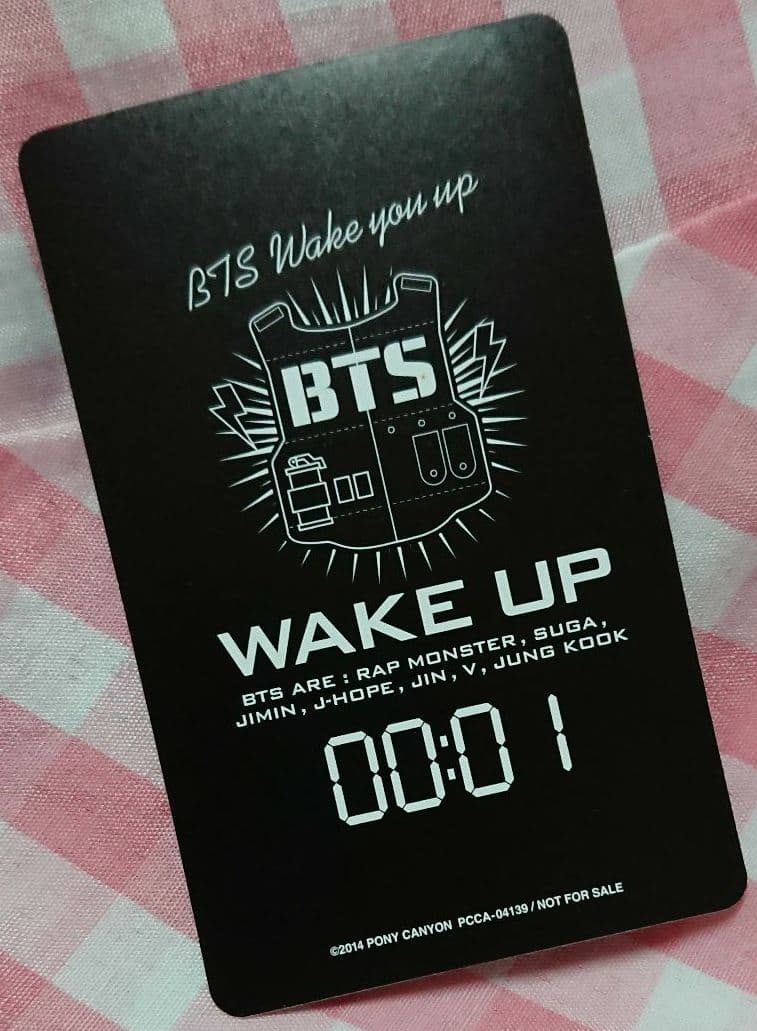 BTS 防弾少年団 WAKE UP ジミン トレカ　公式★