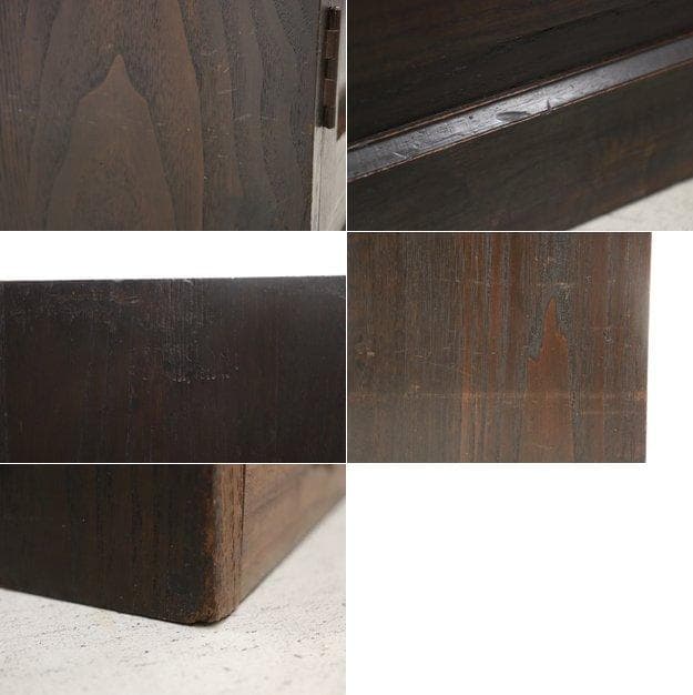 レトロ キャビネット 食器棚 書棚 本棚 本箱 収納 水屋