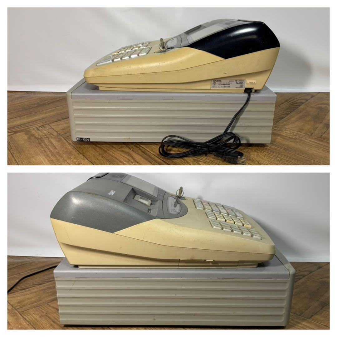 ◆通電OK◆CASIO カシオ レジスター TE-2100 店舗用品