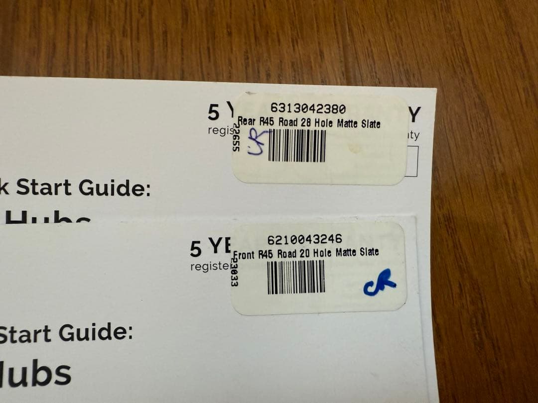 Chris KingセラミックハブDT Swiss RR411 完組ホイール