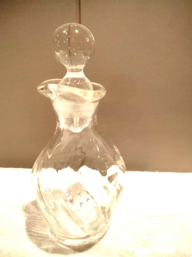 倉敷ガラス　名工　小谷真三　 ドレッシング瓶