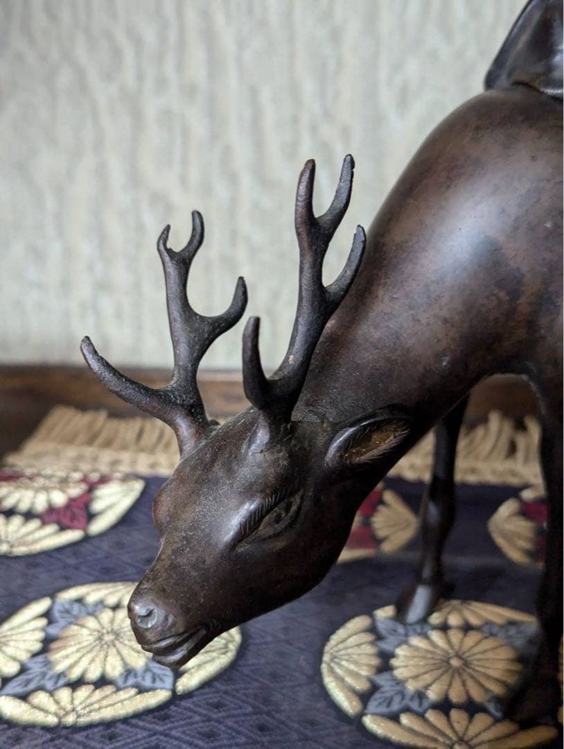 中国美術 唐物 古銅 高士騎鹿 のったり香炉 寿老人形香炉・寿星騎鹿香薫炉