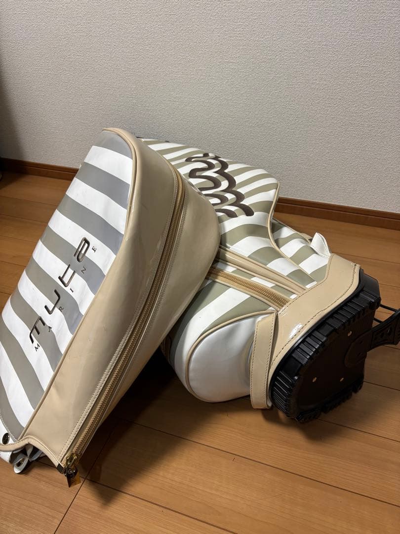 【muta MARINE 】ムータマリン ボーダー キャディバッグ 男女兼用