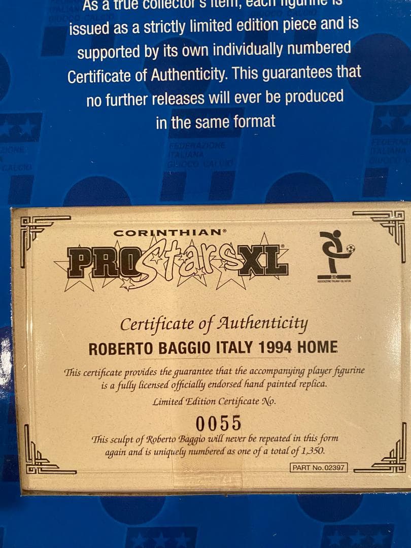 コリンシアン【ロベルト・バッジョ＊イタリア】プロスターズ・XL・1,350体限定