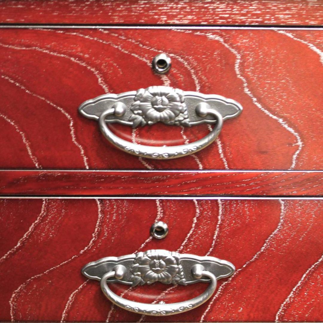 筑後民芸　和風チェスト　ミニたんす　75小箱Ⅲ型　天然木(けやき)　引出し