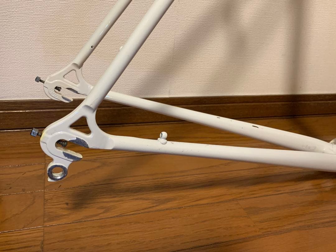 クロモリ　極美品ヴィンテージZUNOW ホワイト