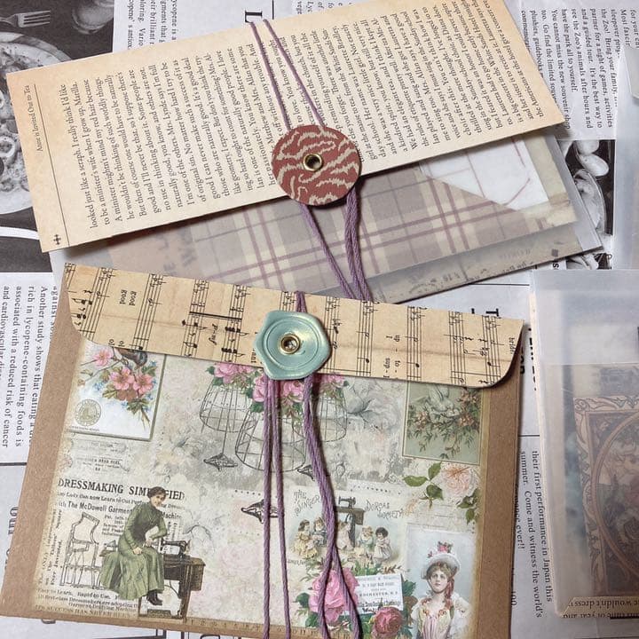 おすそ分けファイル コラージュ素材 紙モノ