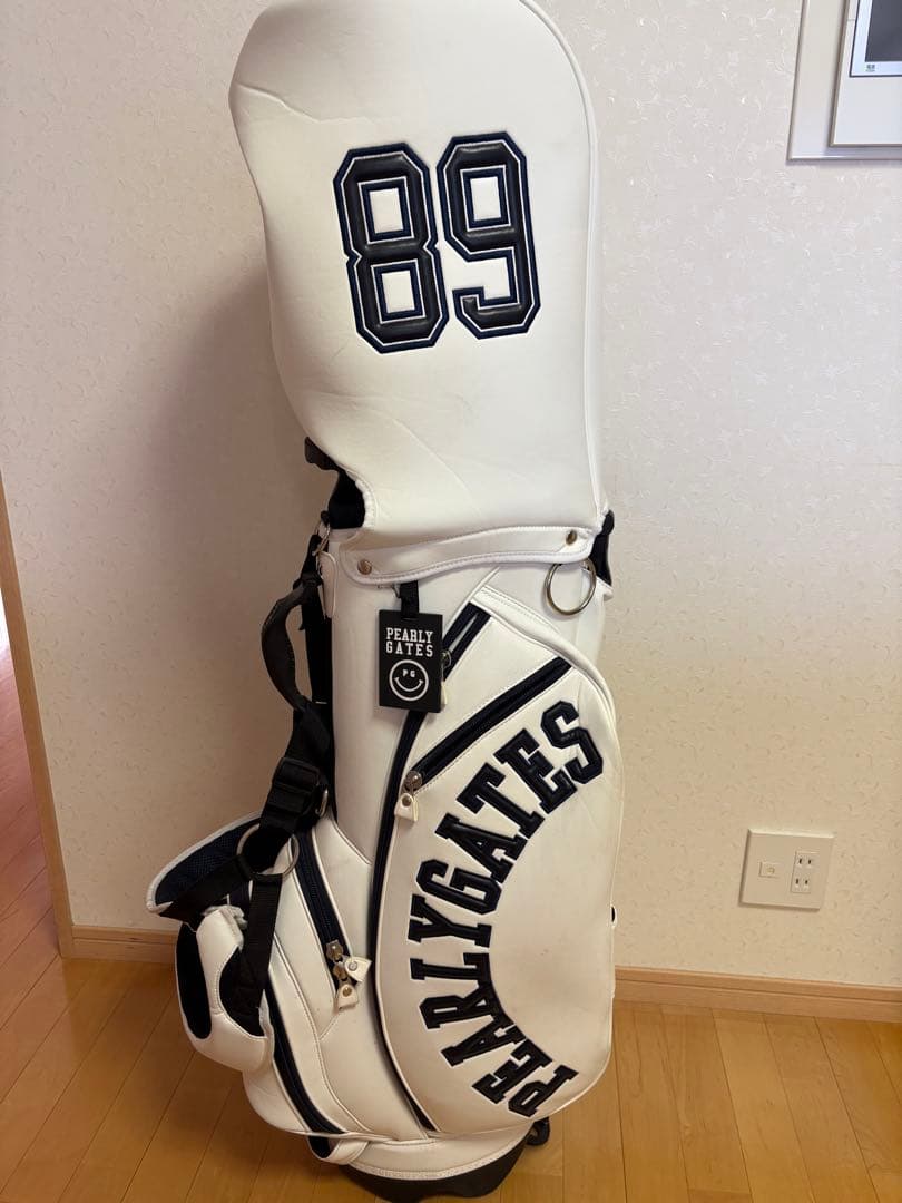 パーリーゲイツ　PEARLY GATES キャディーバック　ホワイト　希少