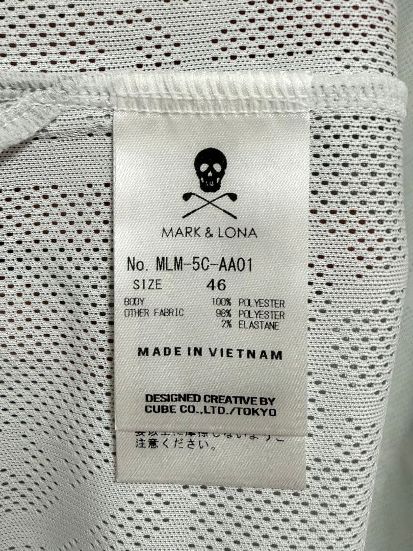マーク＆ロナ モックネック メッシュ Tシャツ 46