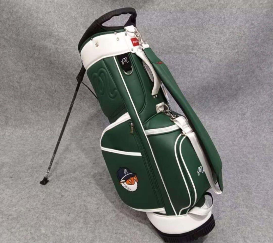Malbon マルボンゴルフバッグ キャディバッグスタンド式 男女兼用 グリーン