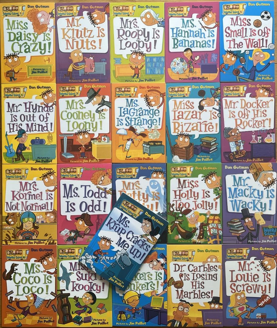 My weird school シリーズ1-5絵本69冊　57冊分音源付