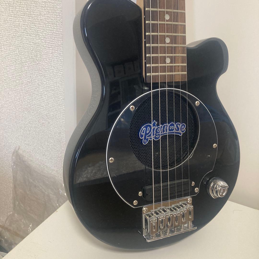 ピグノーズ　PGG200BK アンプ内蔵ギター　黒　美品