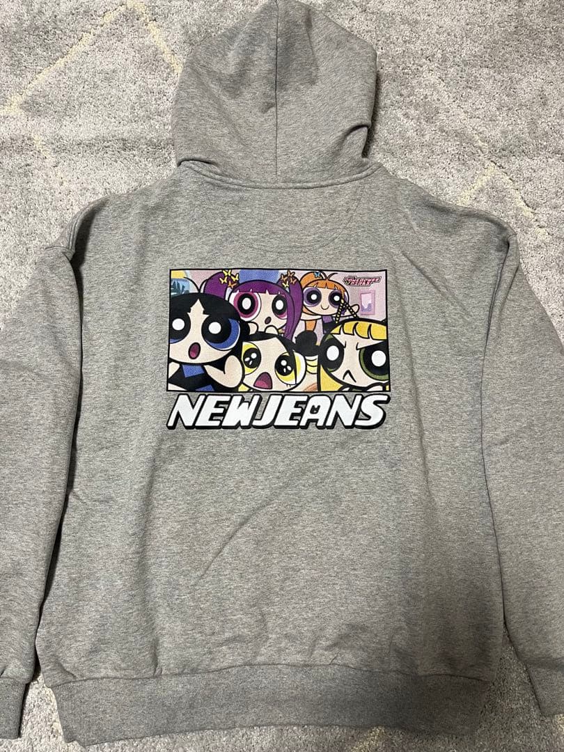 New Jeansパワーパフガールズ フーディーXL