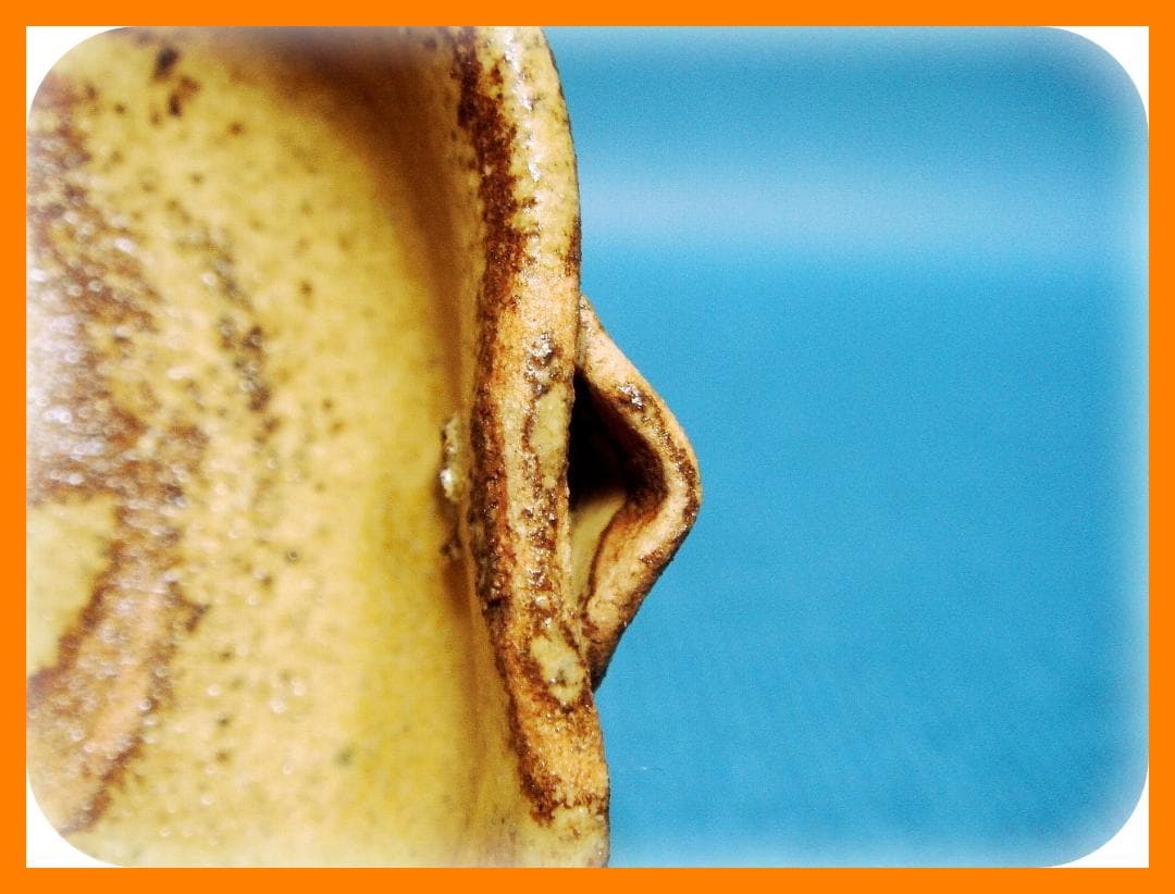 663『伊羅保 片口型 酒盃』ぐい呑　/骨董品 古美術 アンティーク 古玩