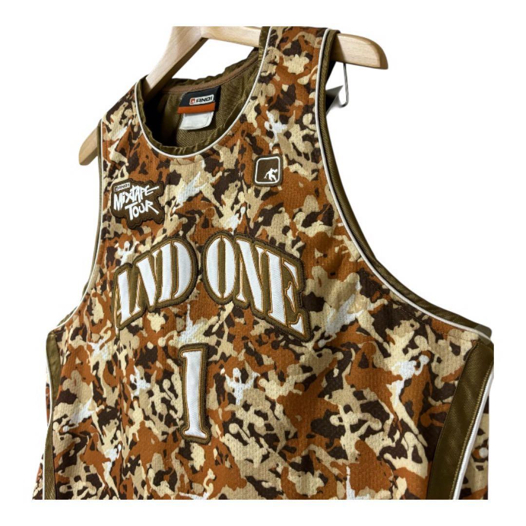 AND1 MIXTAPEソルジャーアーミー迷彩ユニフォームアンドワンホットソース