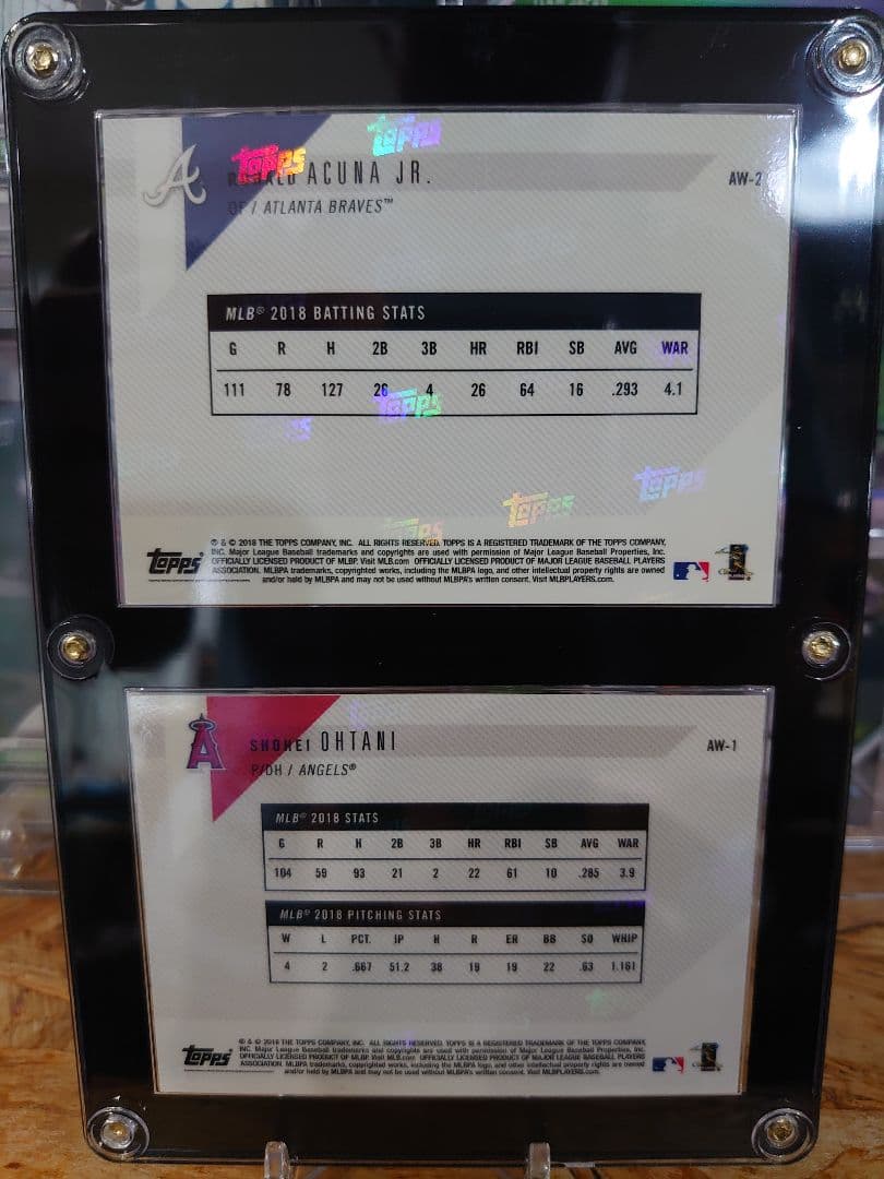 大谷翔平&アクーニャjr. topps now 2018年新人王 rookie