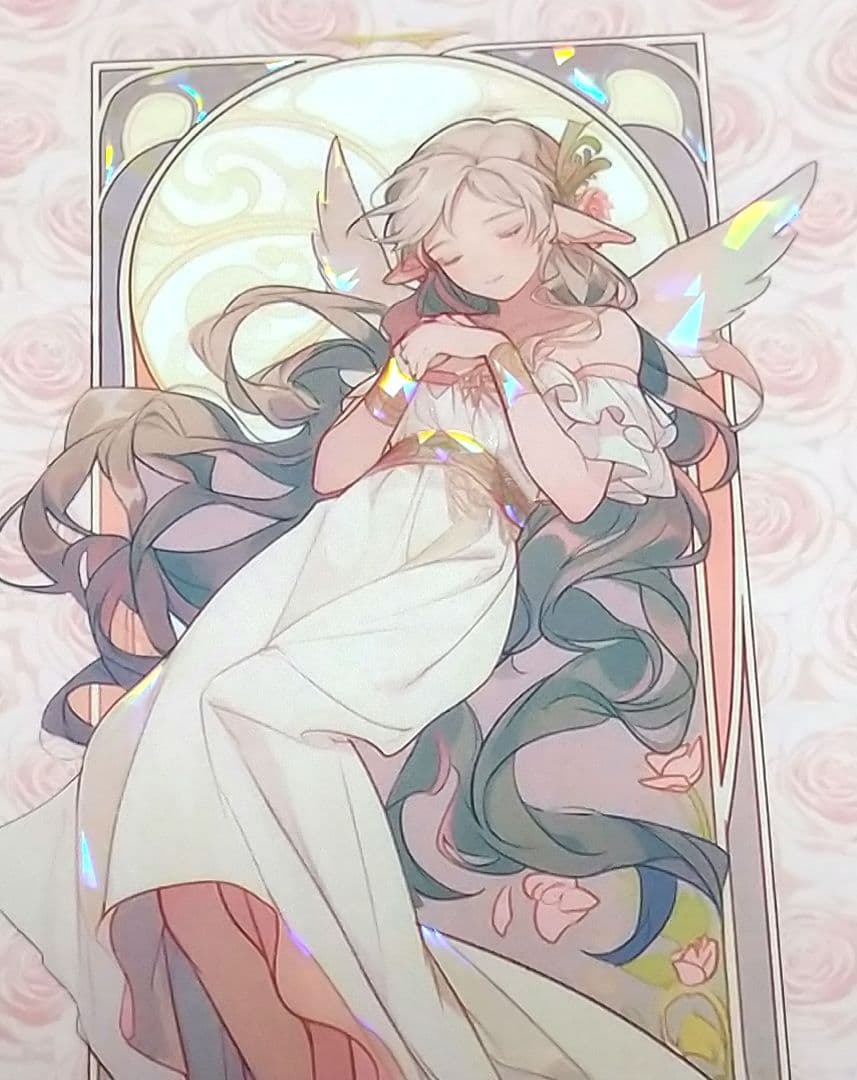 ラスト✩廃盤品✩J1050＃夕月幽境(贝壳光)切り売り海外人物女の子AIマステ