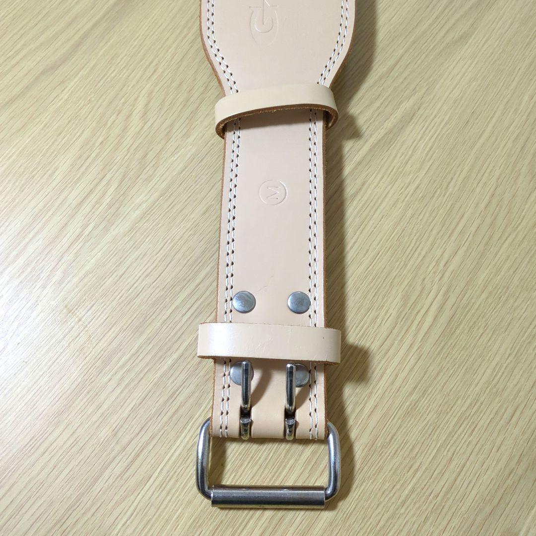 ゴールドジム　ＥＸレザーベルト Mサイズ