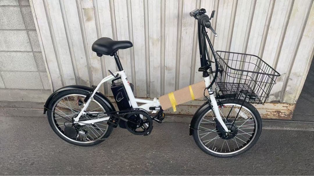 折りたたみ電動アシスト自転車 20インチ シマノ6段変速 最大50km 走行
