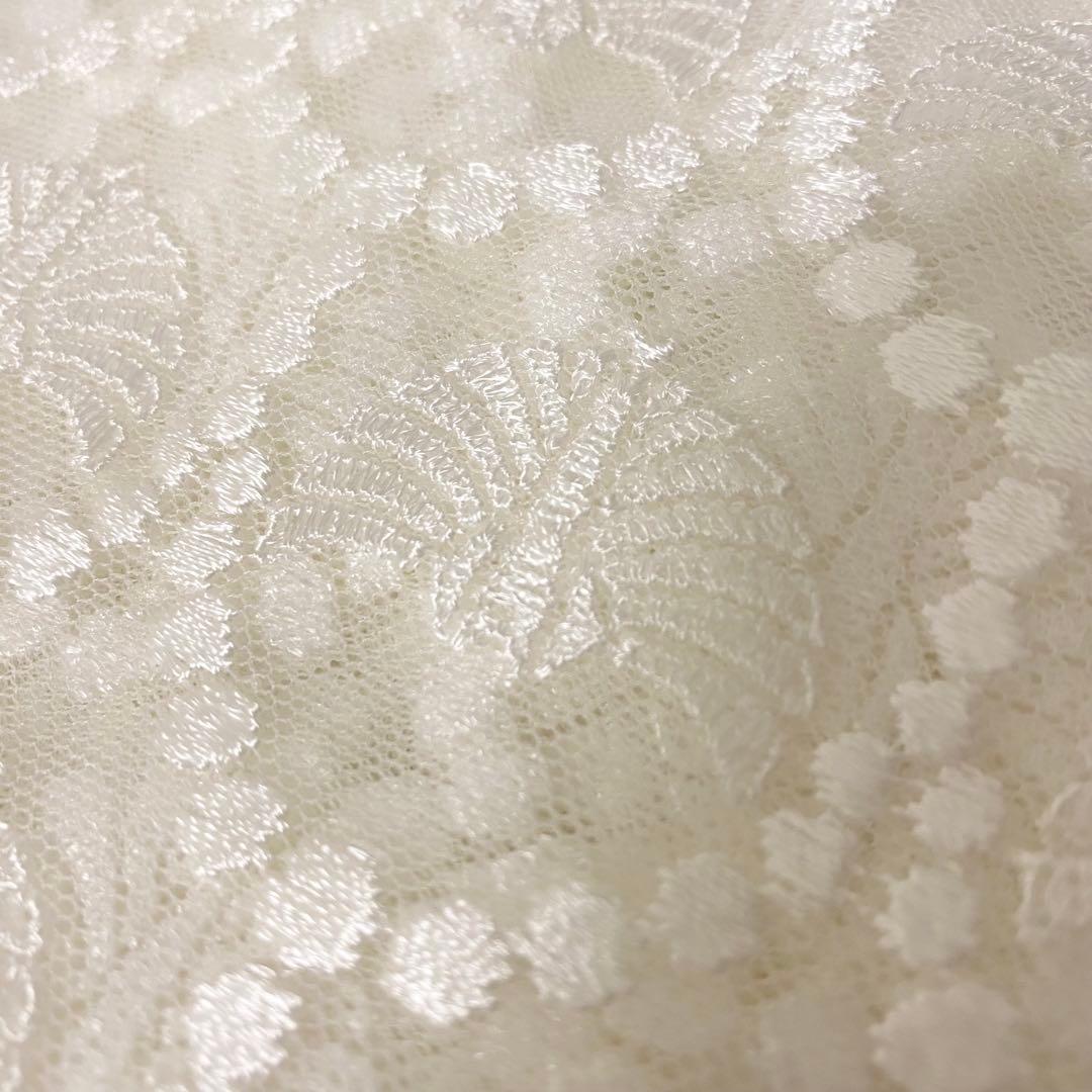 新品　東京事変　チュール刺繍　レース生地　2メートル　スクープ生地