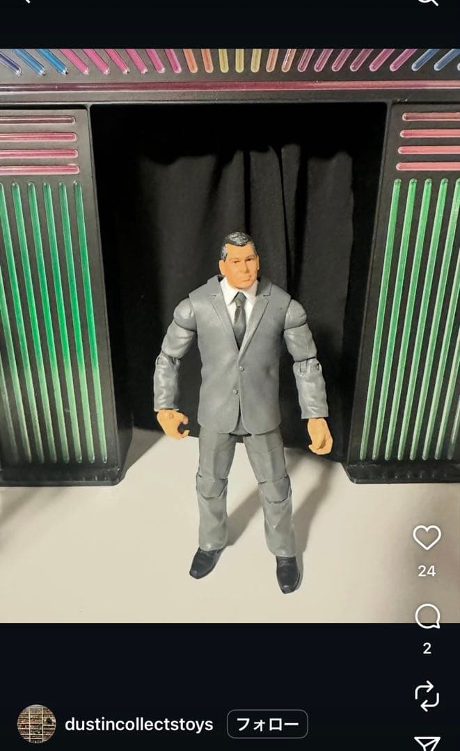 WWE マテル ヴィンス マクマホン トリプルH ステフフィギュア 3体セット