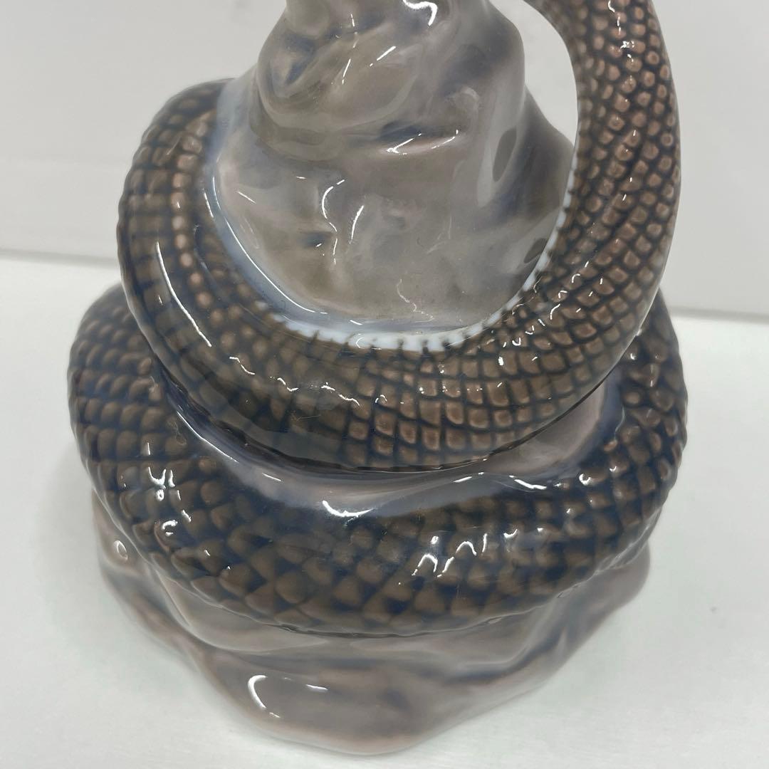 【N】ロイヤルコペンハーゲン フィギュリン 干支 ヘビ 巳