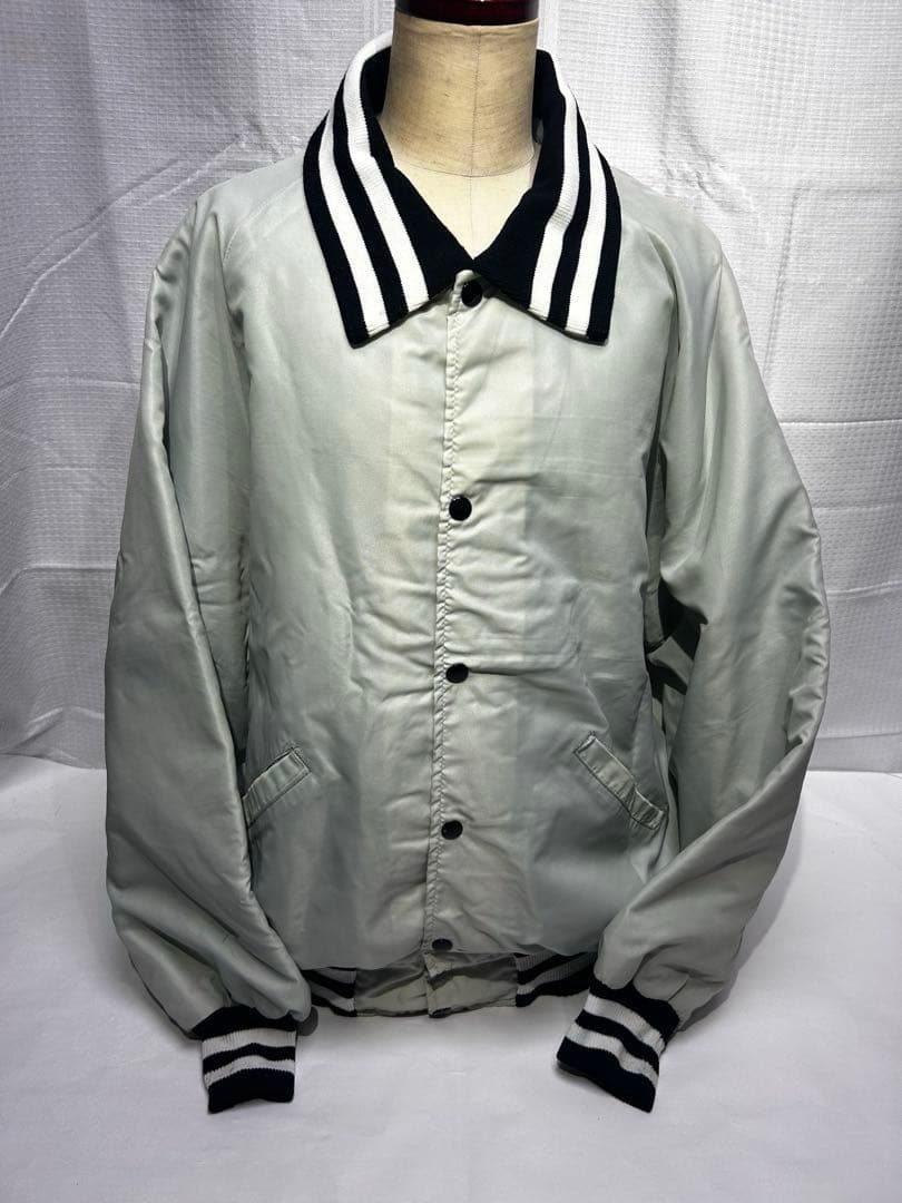 ビンテージ DeLONG デロング70s80sナイロンスタジャン アメフトXL