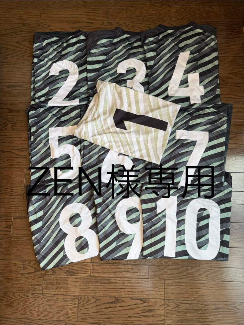 ソサイチ・フットサル　チームユニフォーム10枚