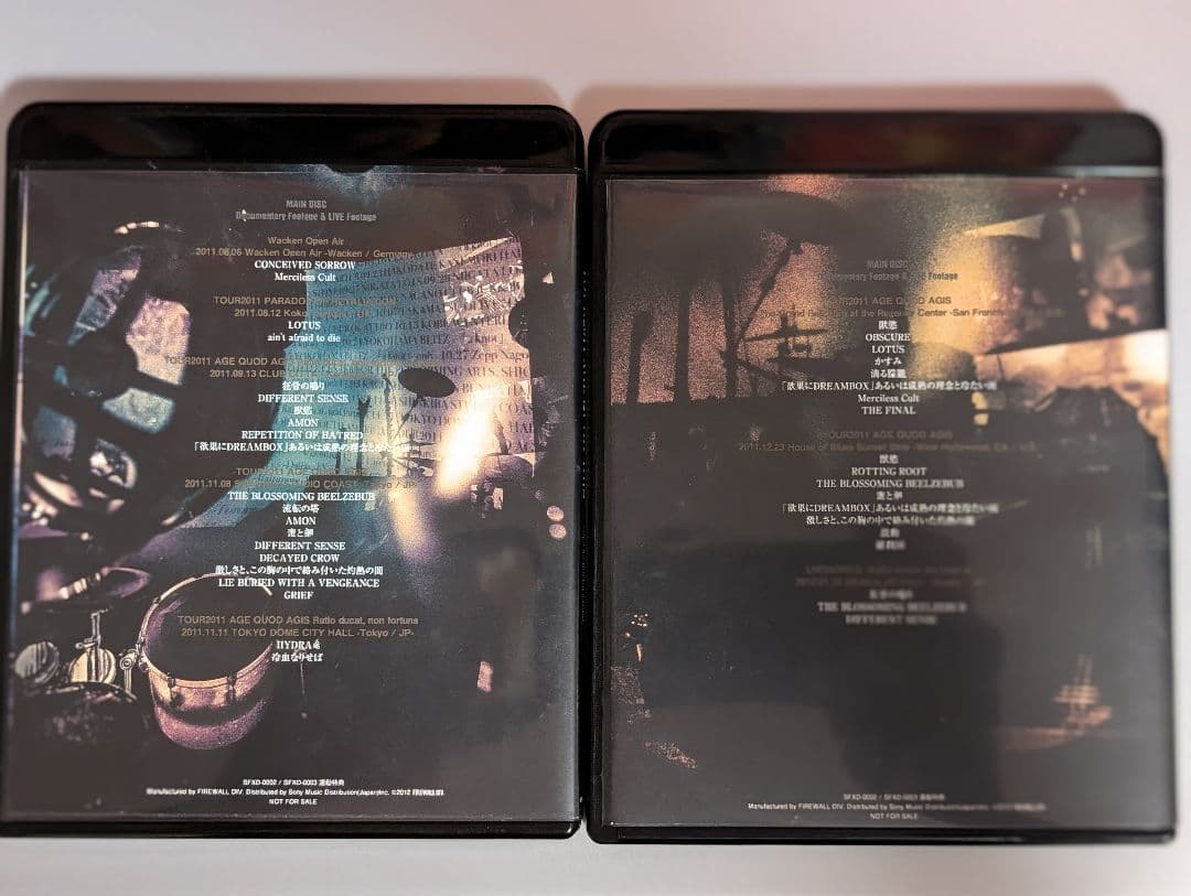 激レアDIR EN GREY/AGE QUOD AGIS VOL1＆2