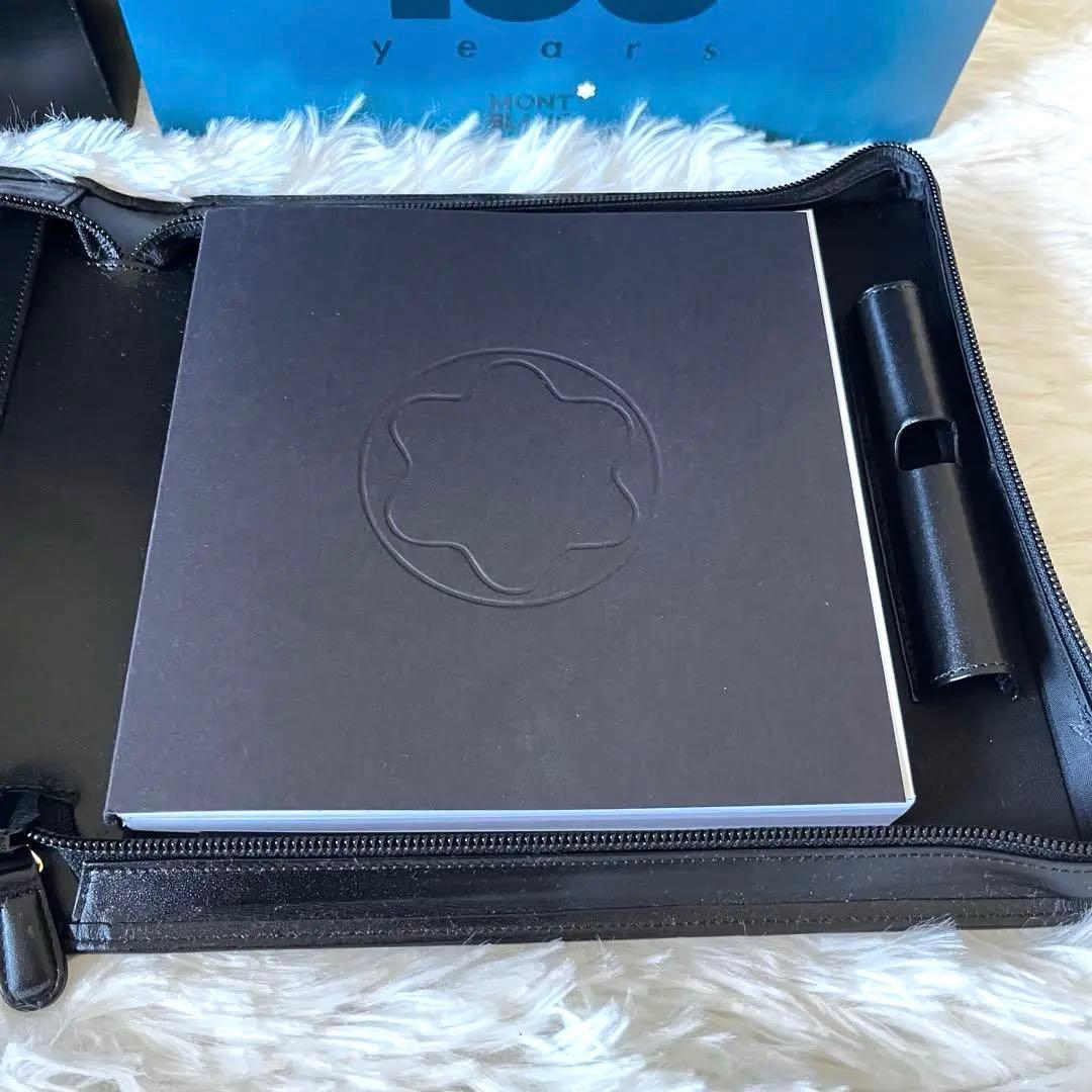【希少】100周年 MONTBLANC　モンブラン　レザー　ノートブック　手帳