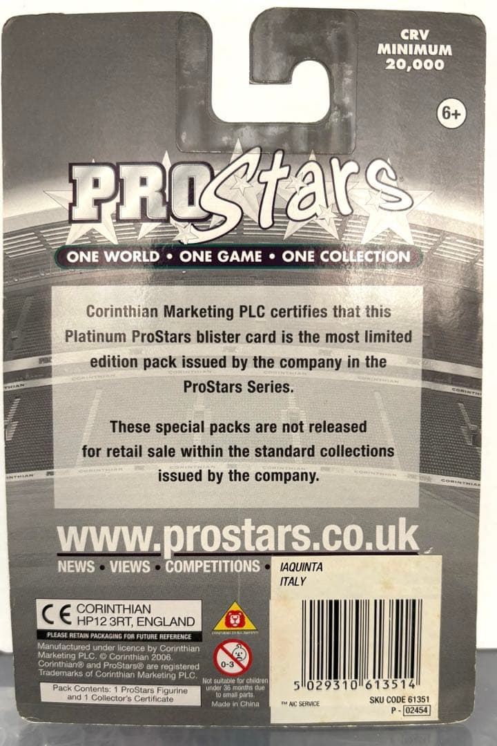 希少【コリンシアン　セレブレーションプラチナム 】イアキンタ　イタリア　125体