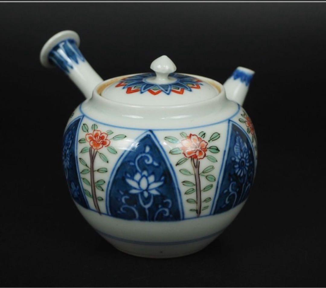 送料無料　大正～昭和前期　京焼 平安清豊造 煎茶器7セット　共箱　煎茶道具