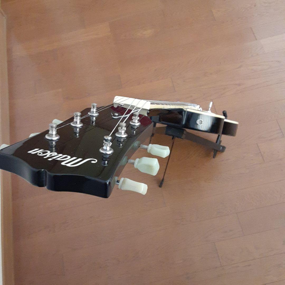 美品　Maison ブラック エレキギター レスポールタイプ