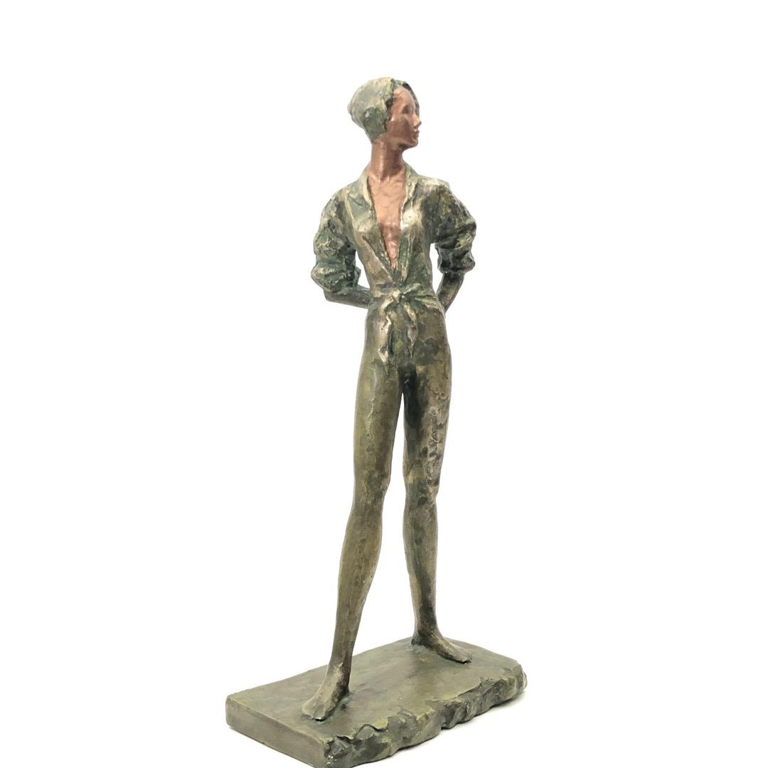 金属彫刻 - \"Shirt Woman\" 川原孝文