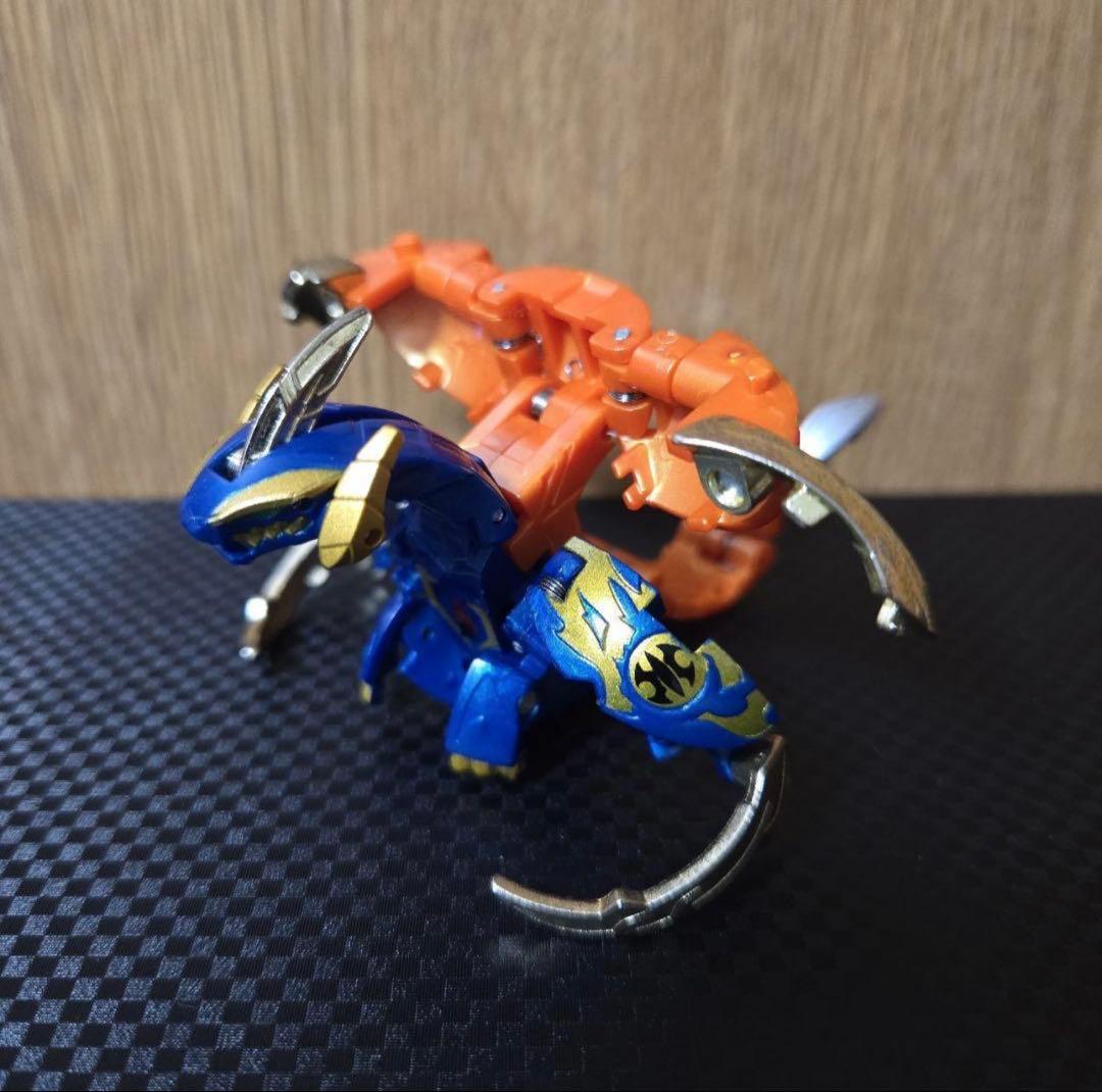 爆丸　轟ガリュウ 瞬ホルス 羅ビヨンド 3体セット 爆テク36㎜