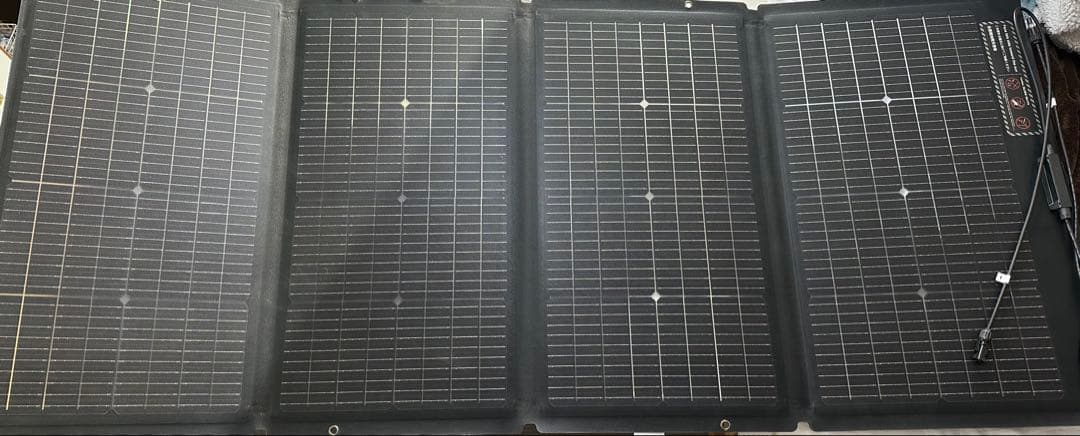 EcoFlow エコフロー　220W 両面受光　ソーラーパネル　延長ケーブル付