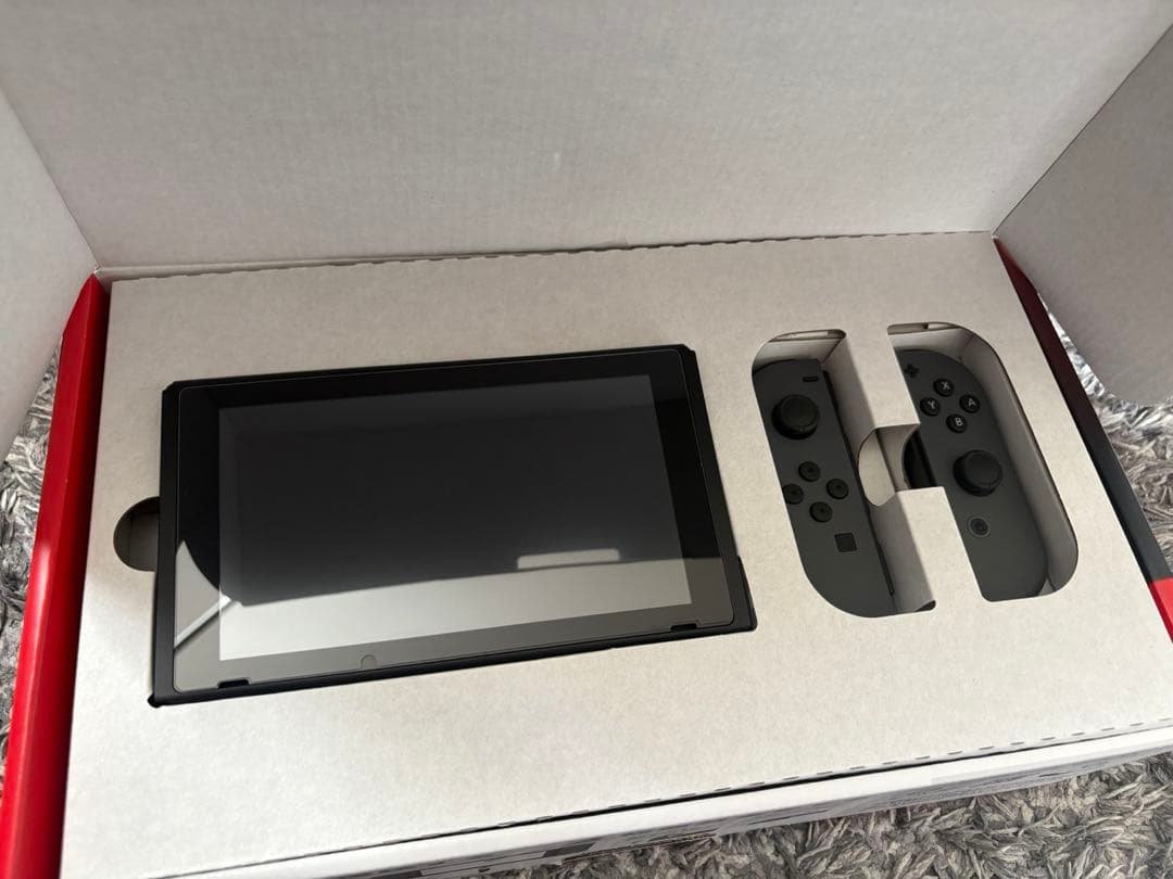 Nintendo Switch 本体【グレー】 + 箱、付属品完備