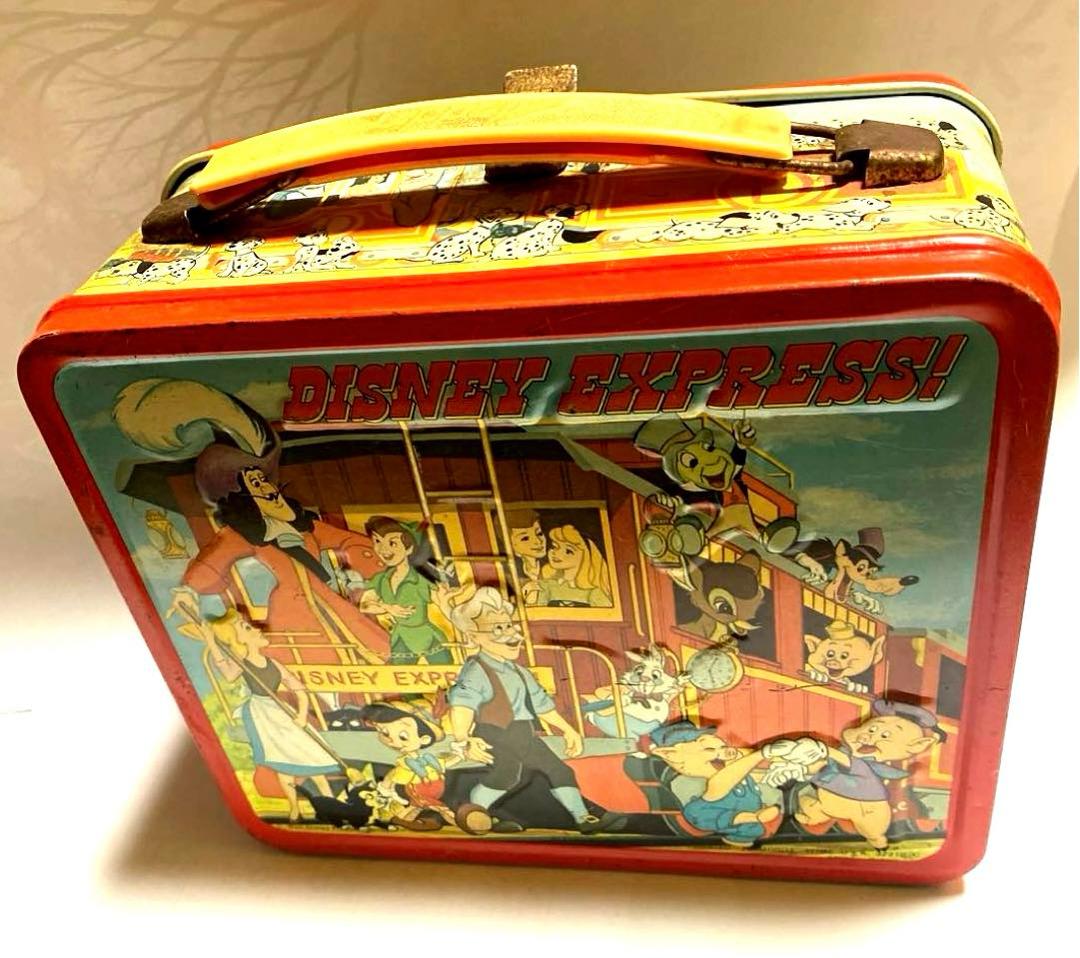 【希少】ディズニー　Disney アラジン社製　1970年代ランチボックス