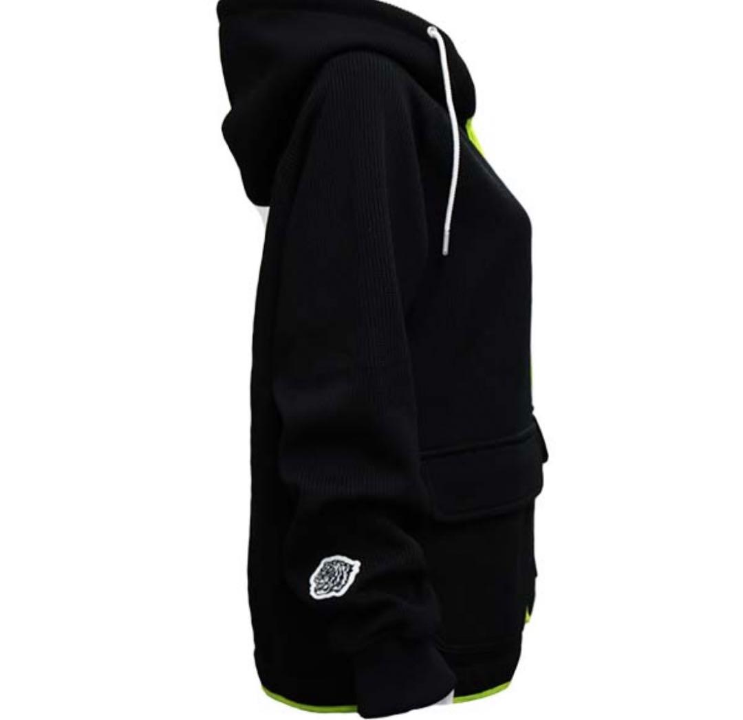 DECEMBERMAY ゴルフ パーカー フルジップ ワッフル フーディー　半額