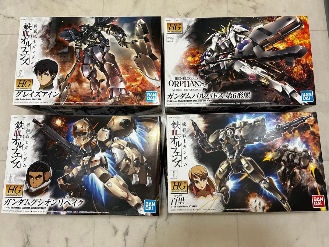 【新品・未使用】鉄血のオルフェンズ　HGシリーズ　17点＋おまけ