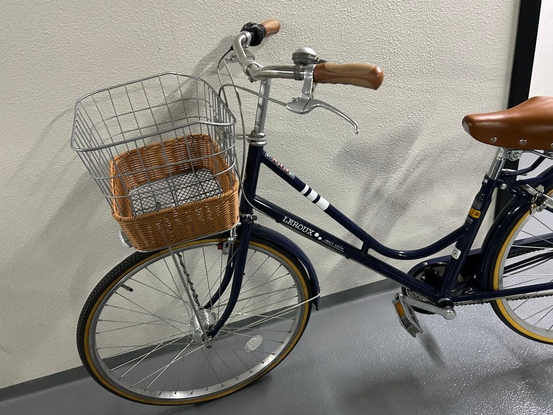 自転車 シティルルー 26インチ ネイビー