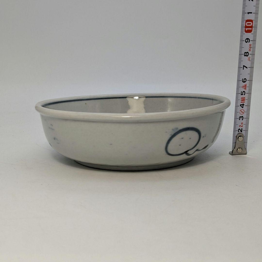 江戸末期 古伊万里 くらわんか皿 染付山水図 食器 有田焼 伊万里焼 中鉢 小鉢