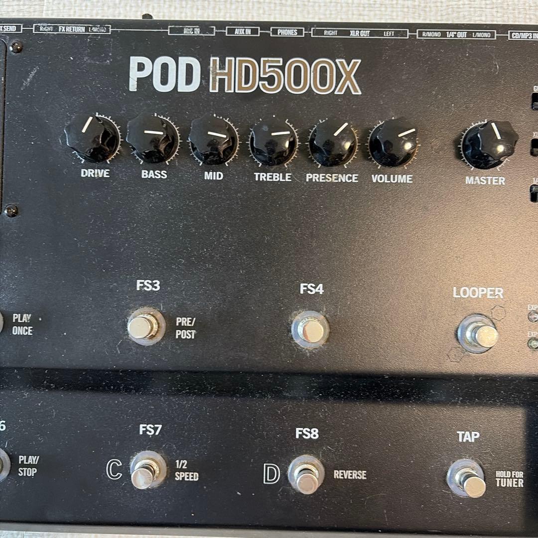 LINE 6 POD HD500X ギターエフェクター　ケース付き