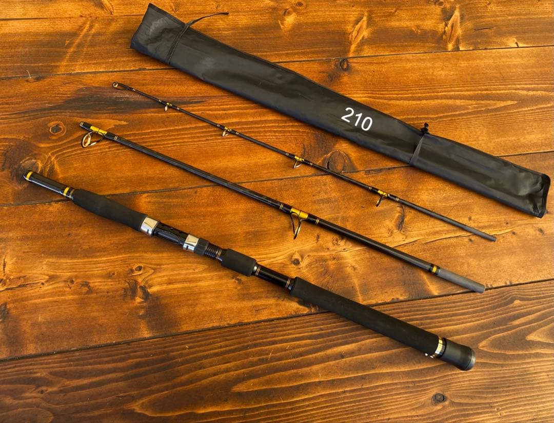 ジギングセット　ジギングロッド　船釣り　3P パックロッド　スロージギング