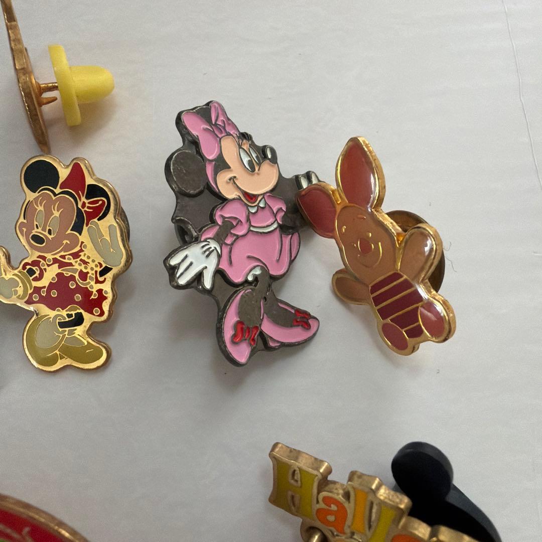 ディズニー ランド シー レトロ ピンズ ピンバッジ セット