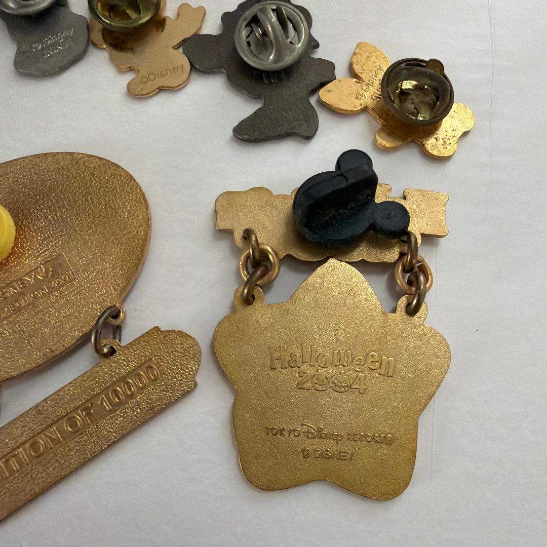 ディズニー ランド シー レトロ ピンズ ピンバッジ セット