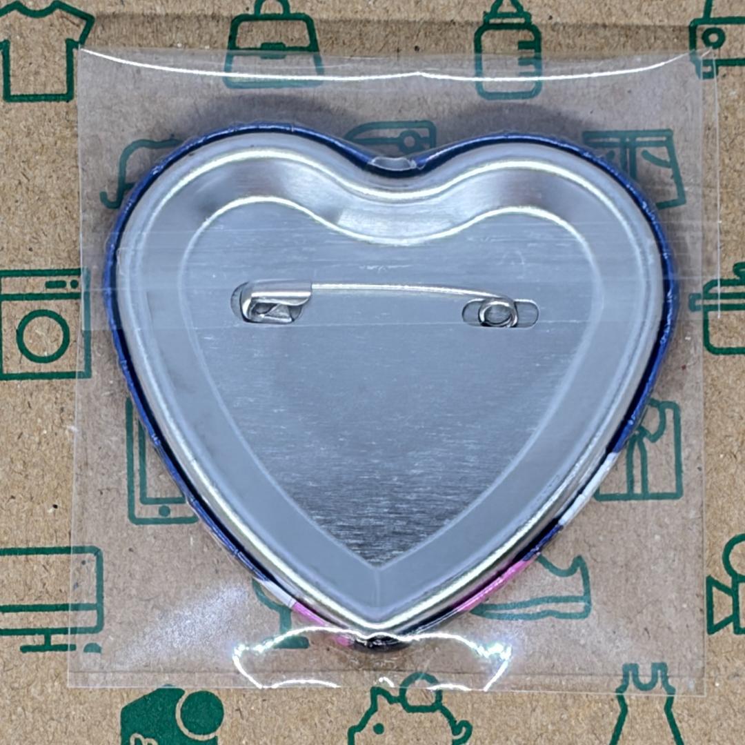 μ's ハート型缶バッジ 9点セット シリーズ15周年x全国遊園地コラボ