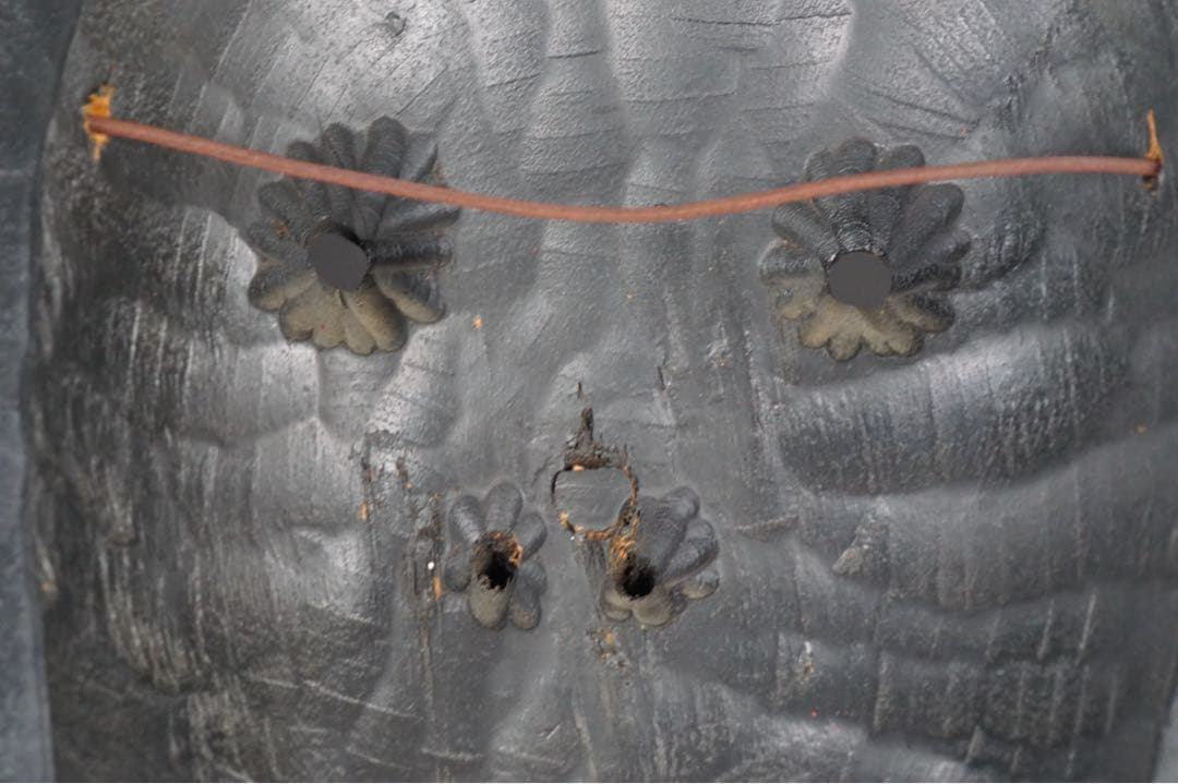 天狗面 木彫一刀彫 時代物 壁掛け 漆塗 縁起物 天狗