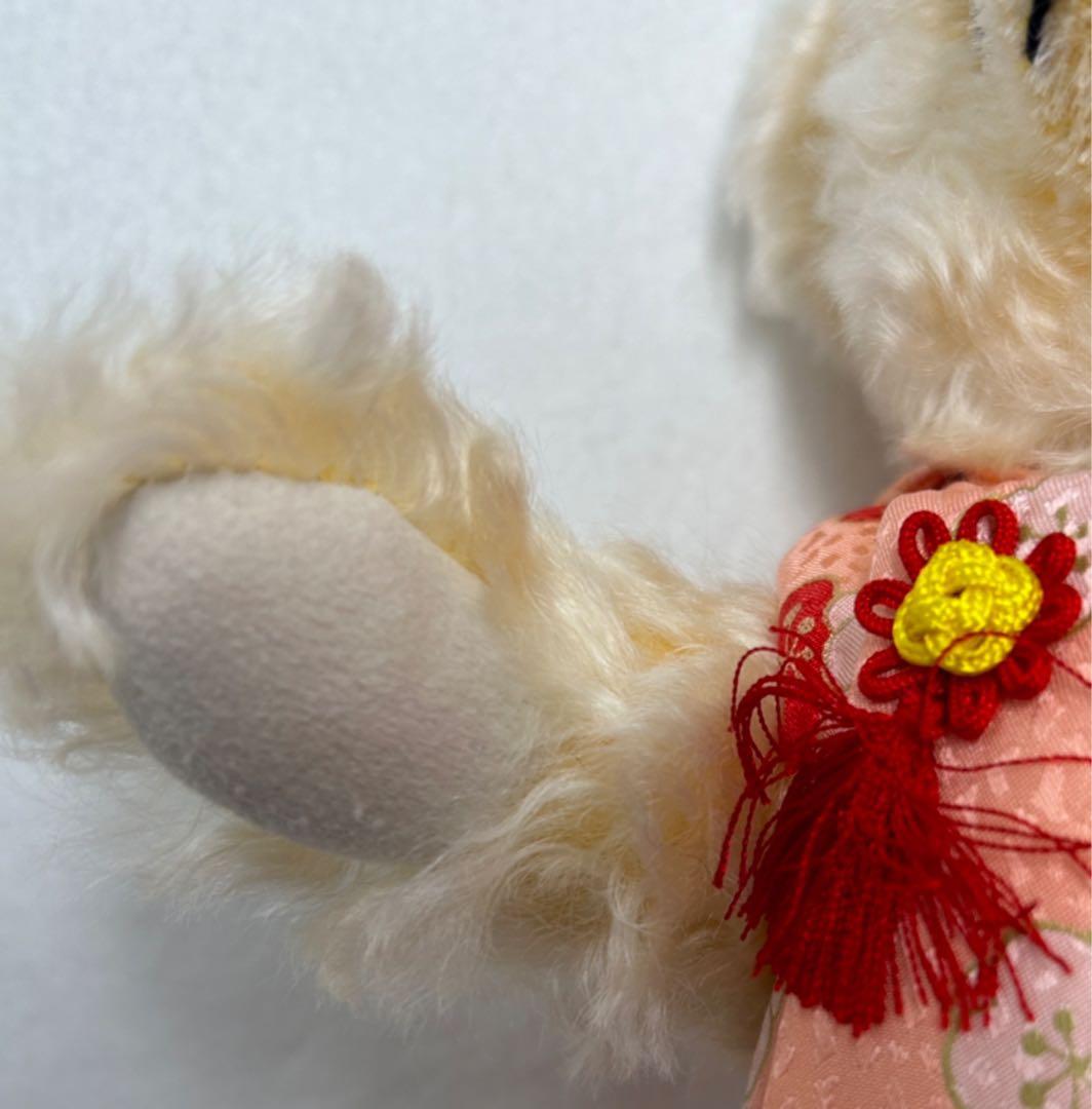 シュタイフ　HINA ひな　テディベア　羽子板つき